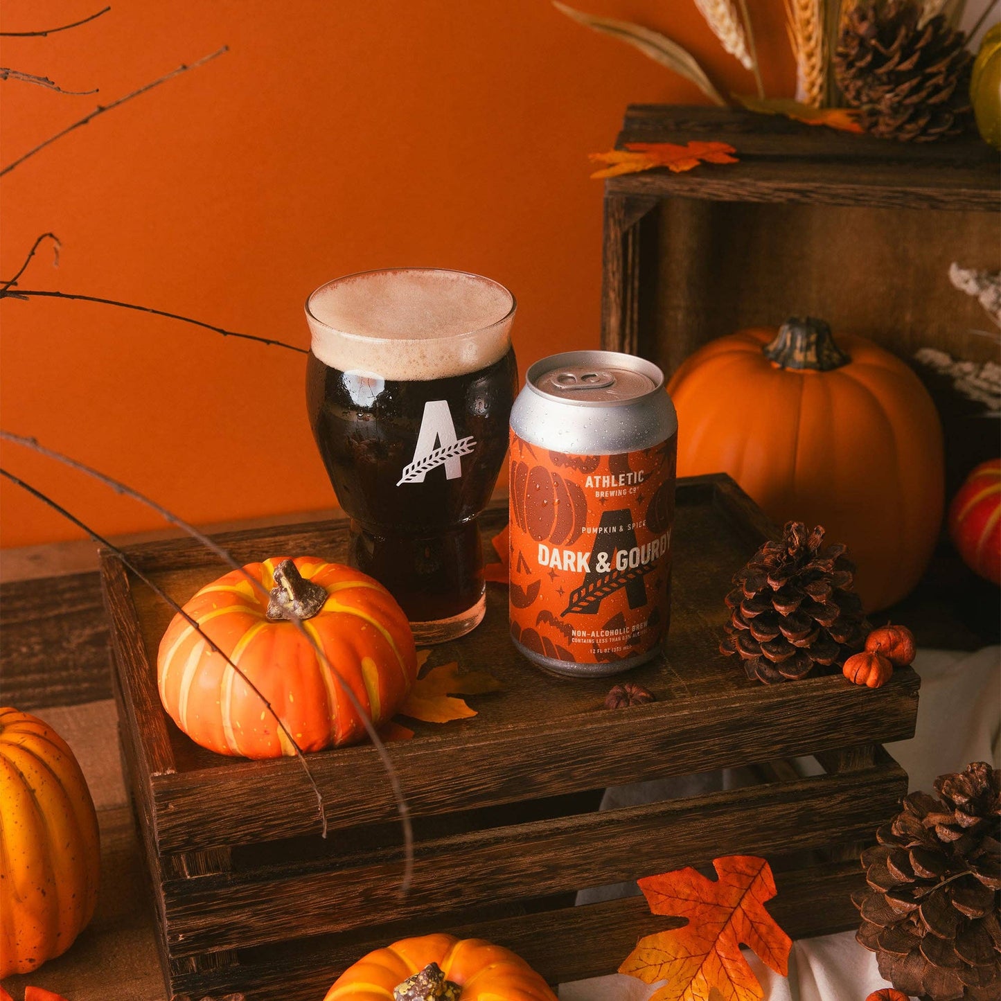 Dark & Gourdy Beer Athletic Non-Alcoholic Beer Online