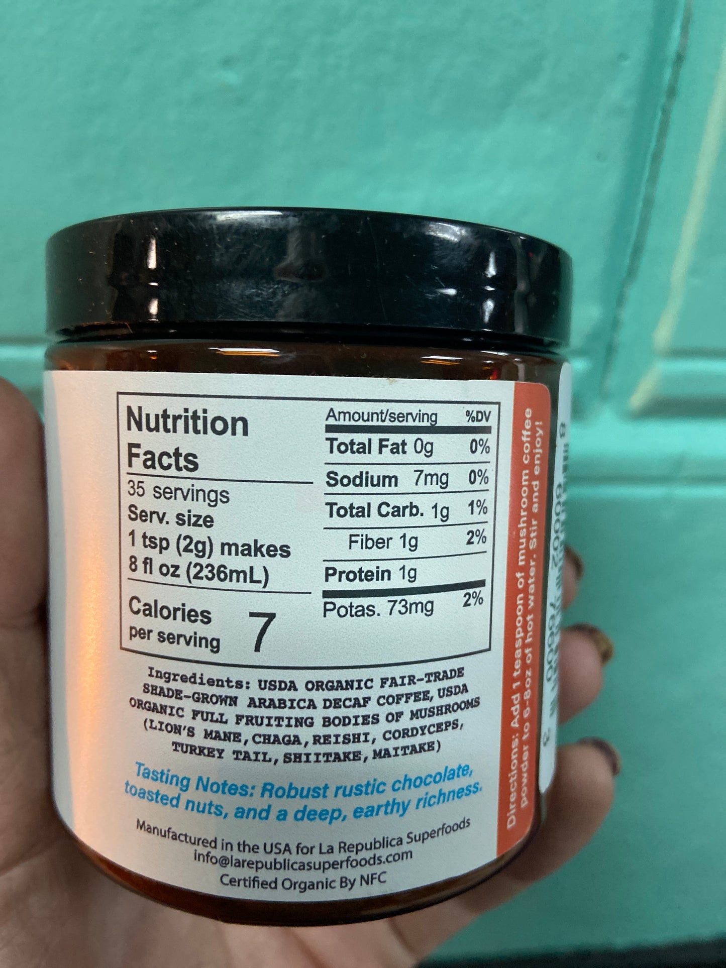 La Republica Decaf Mushroom Coffee *