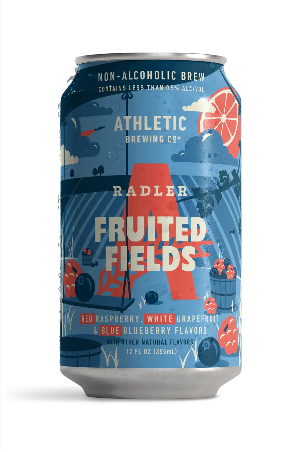 Athletic Fruited Fields Nonalcoholic Beer