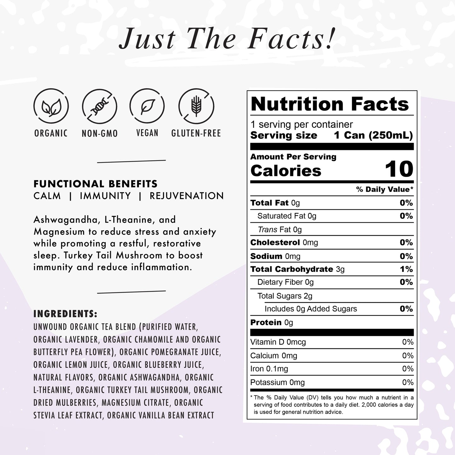 NA-Unwound, Lavender Blueberry, Functional Mocktail*