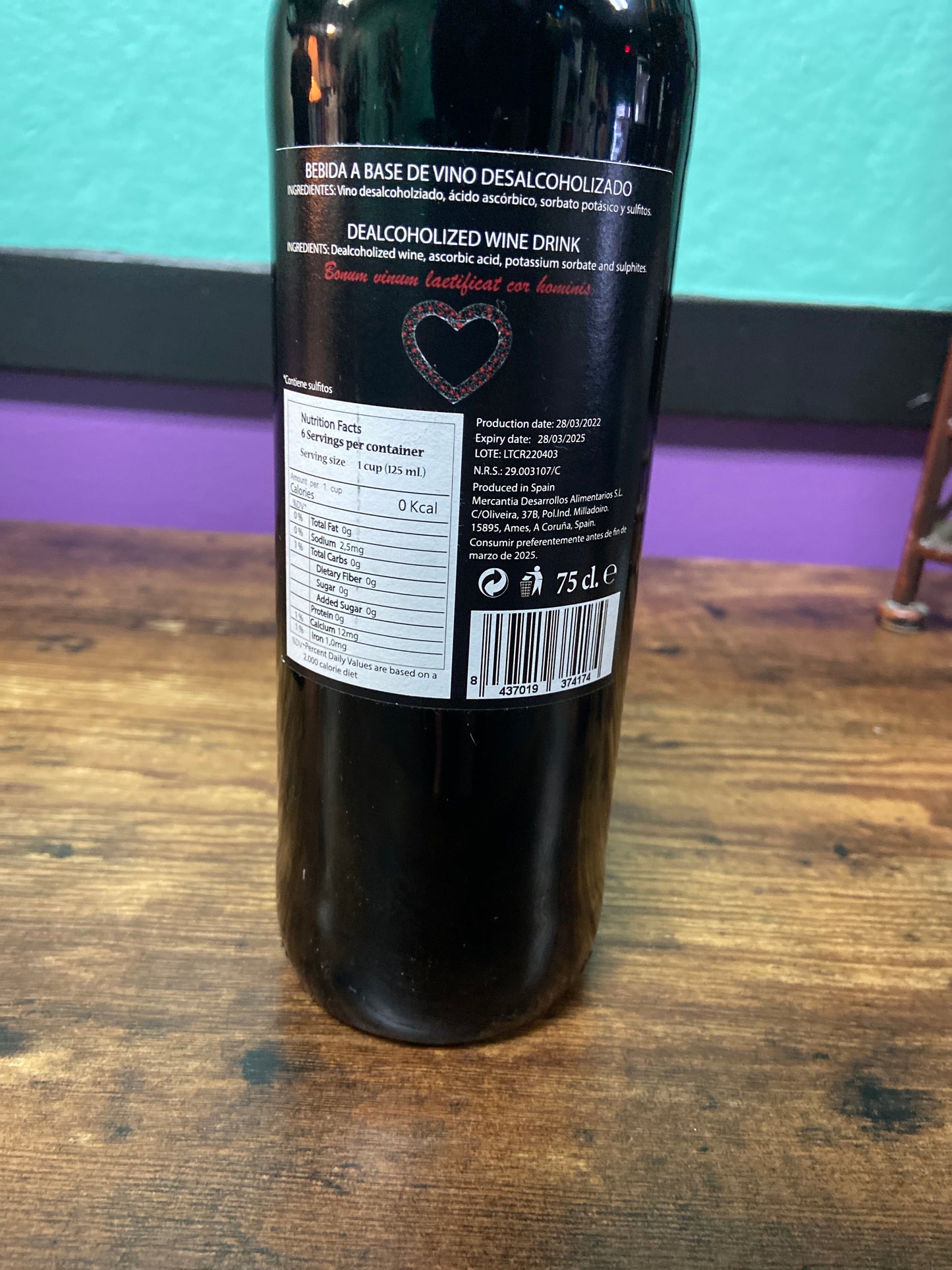 Cardio Zero - Red Wine (ONLINE)