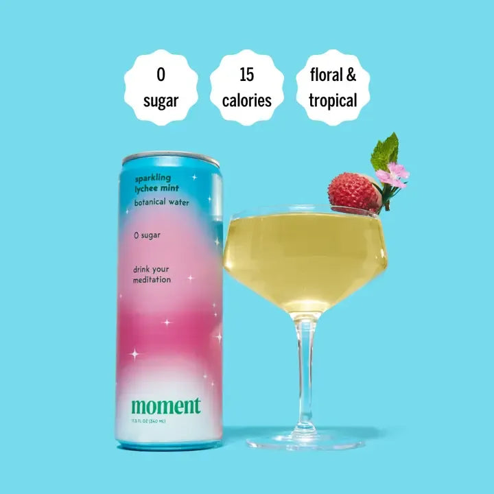 Sparkling Lychee Mint Botanical Water 12-pack Online