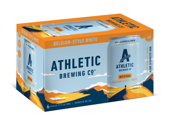 Wit's Peak Witbier Athletic Non-Alcoholic Beer Online