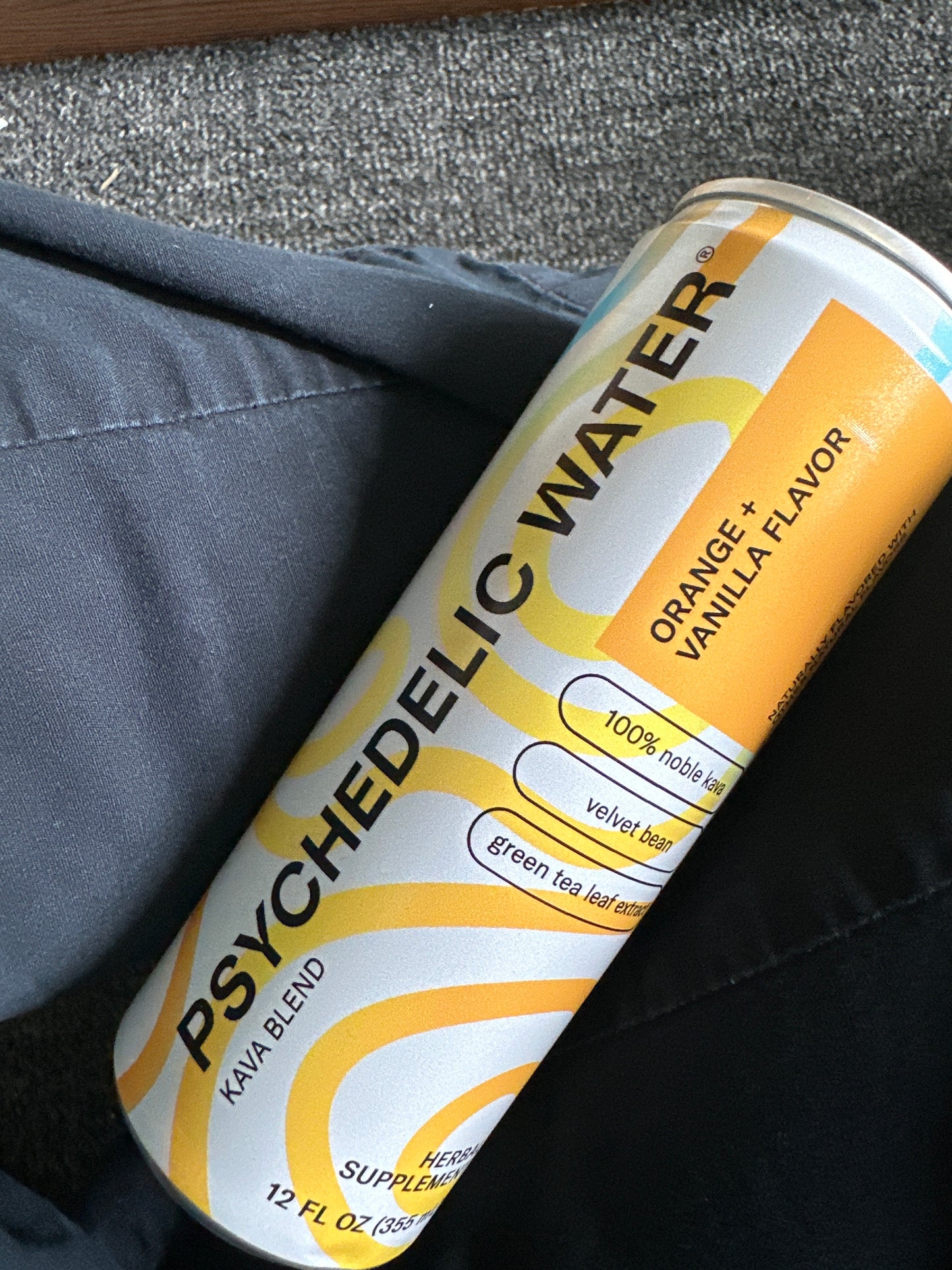 Psychedelic Water Kava Orange + Vanilla