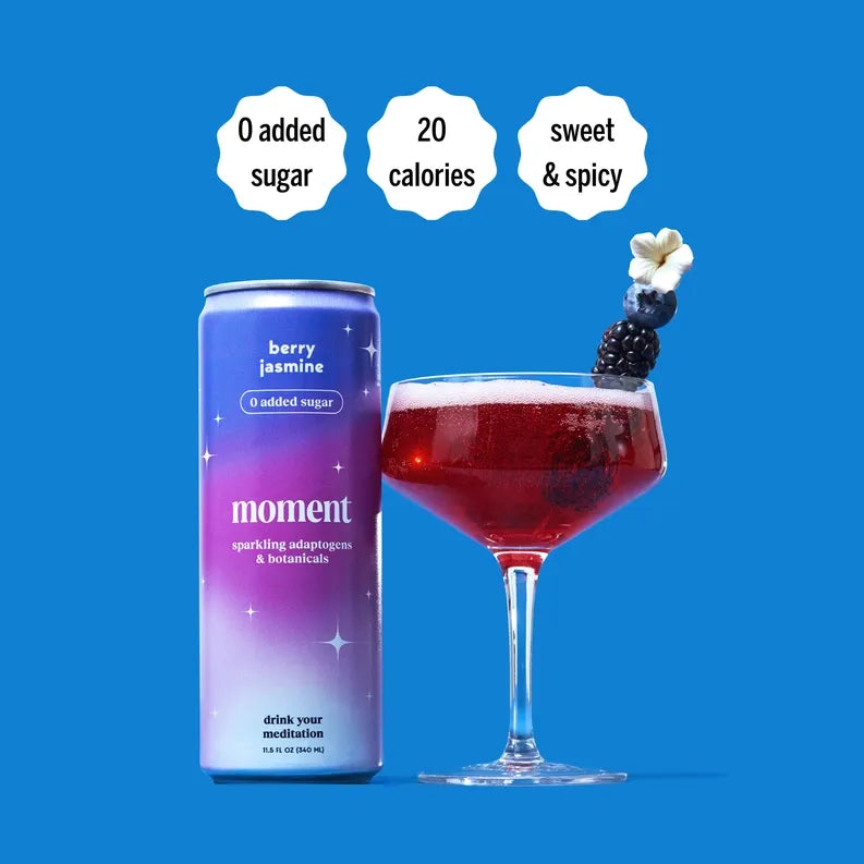 Moment- Berry Jasmine (Sparkling) Drink Your Meditation *