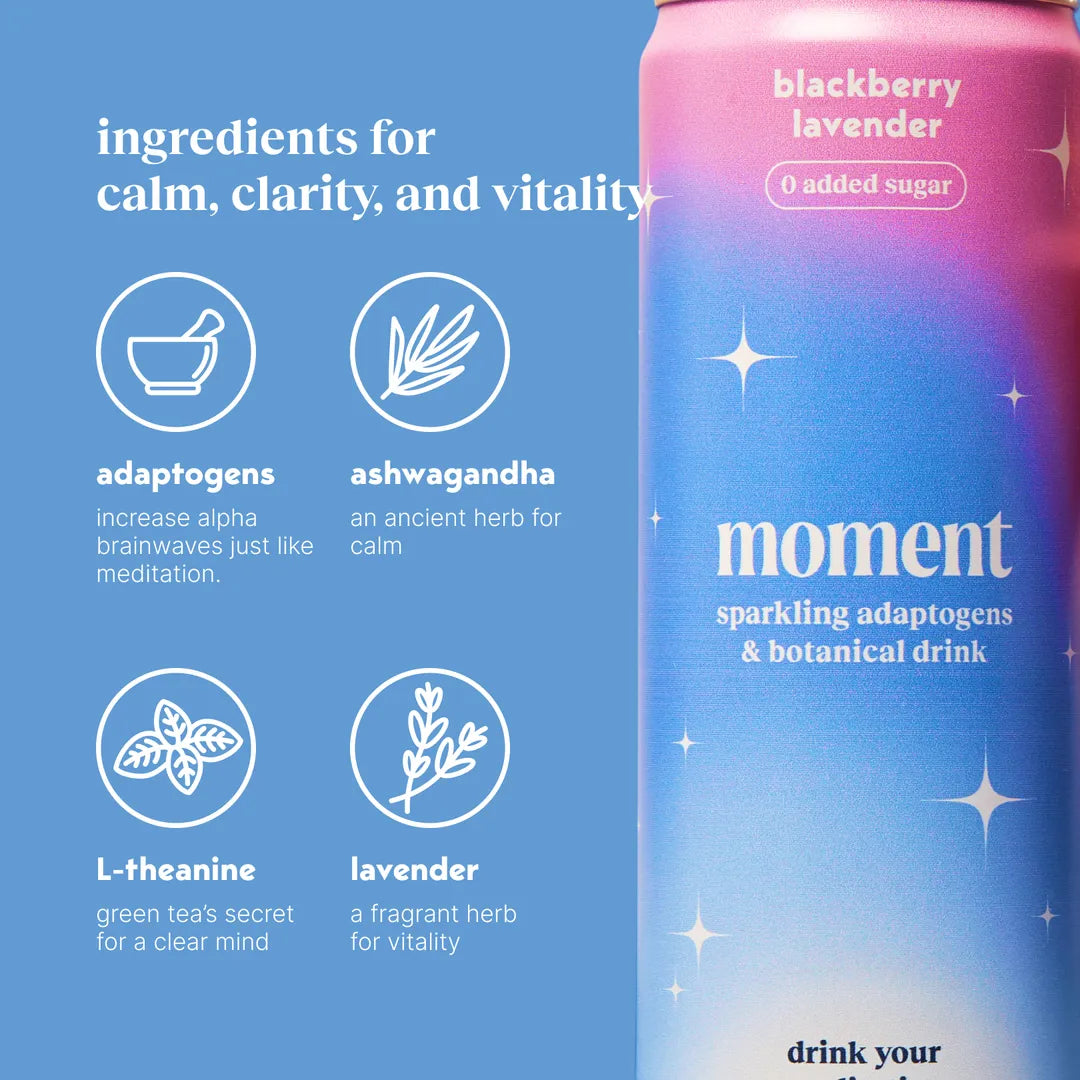 Moment - Blackberry lavender soda *