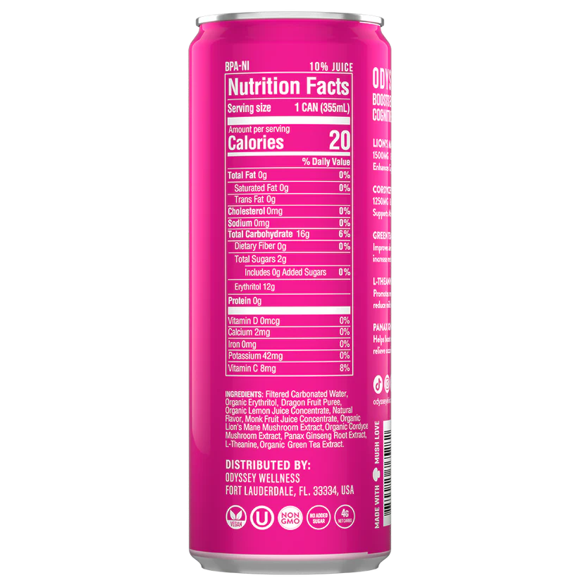 Odyssey Dragonfruit Lemonade*
