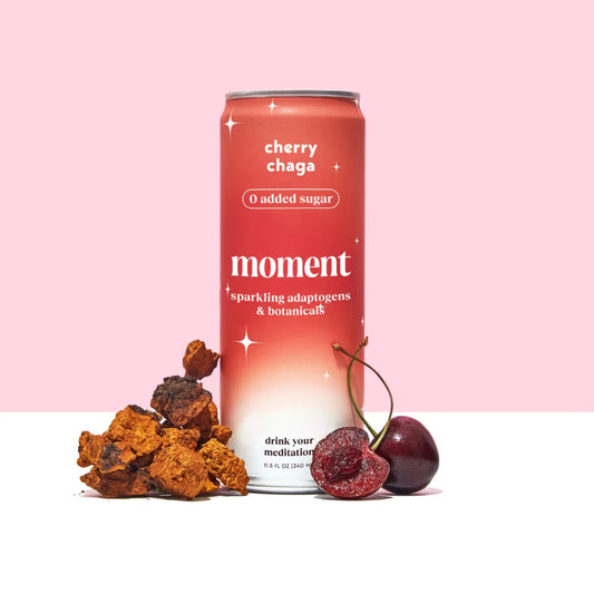 Sparkling Cherry Chaga 12-pack Botanical Water