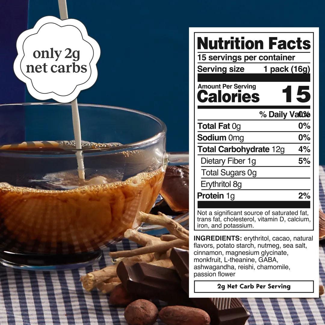 cinnamon cacao (hot chocolate) sleep blend (Powdered Beverage)