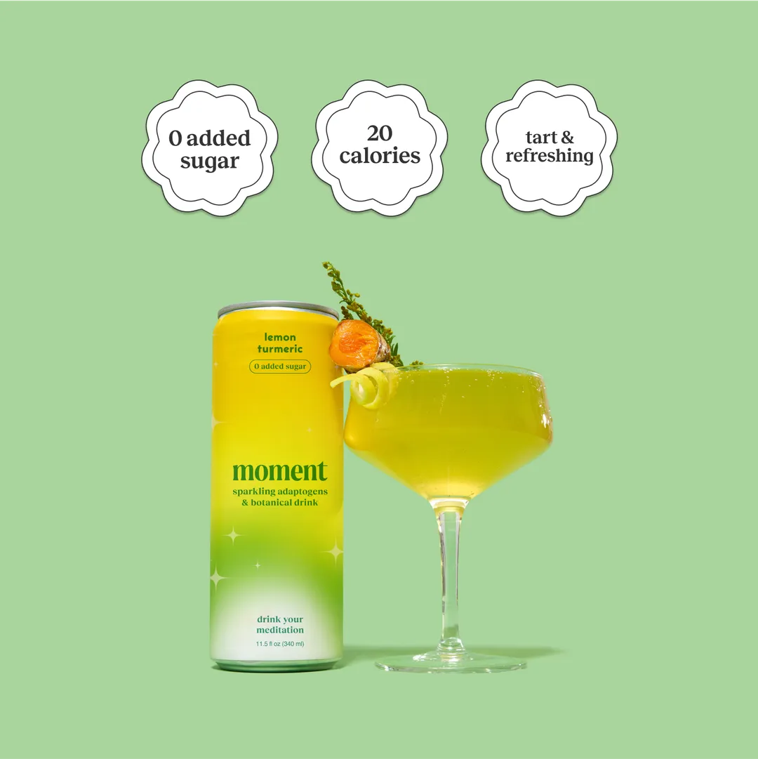 Sparkling Lemon Turmeric Botanical Water 12-pack Online