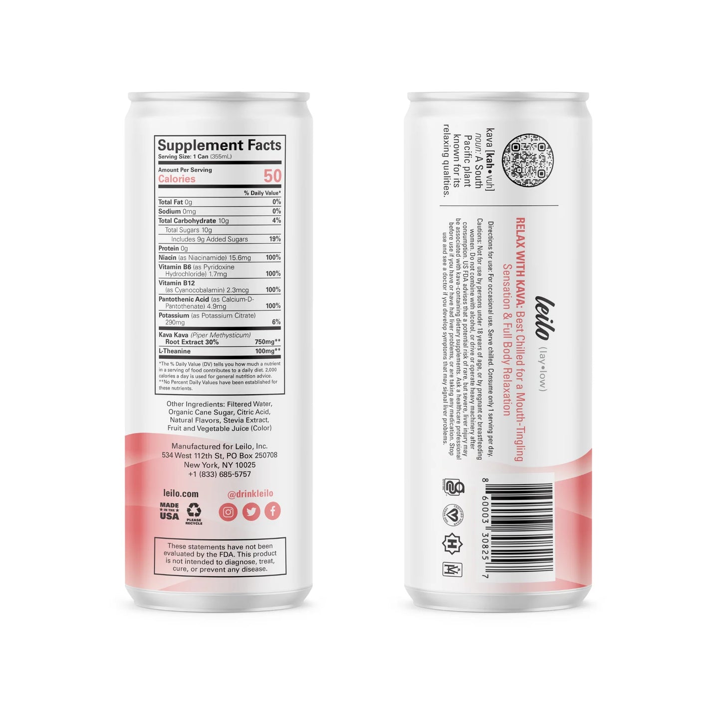 Leilo Kava - Sparkling Raspberry Hibiscus (ONLINE)