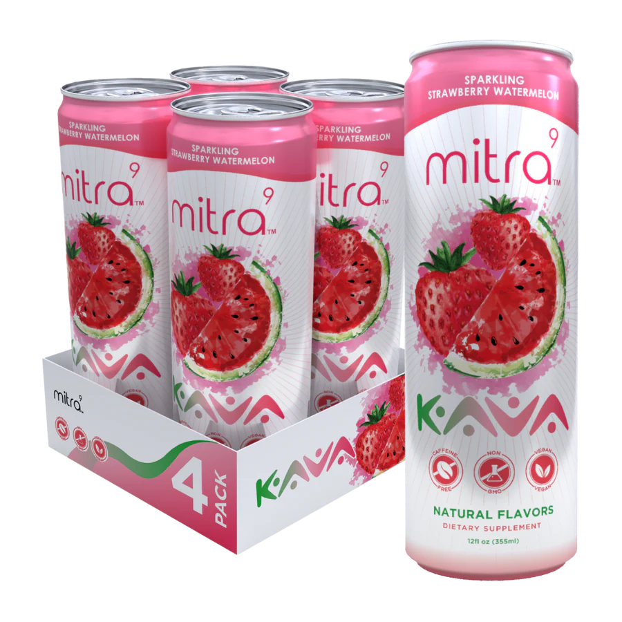 Mitra9 Kava Seltzer - Strawberry Watermelon Online