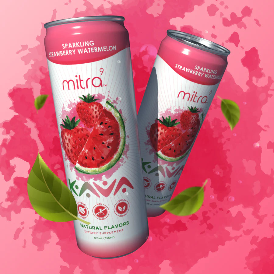 Mitra9 Kava Seltzer - Strawberry Watermelon Online