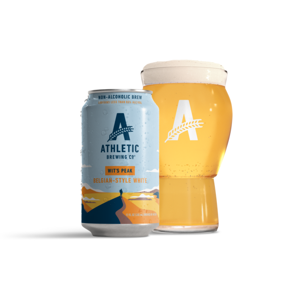 Wit's Peak Witbier Athletic Non-Alcoholic Beer Online