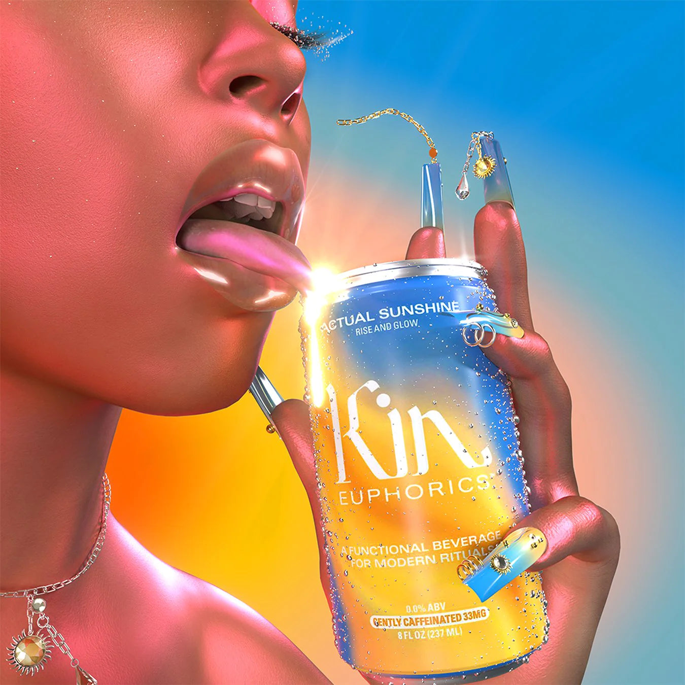 a get your glow can being licked by a woman with long nails