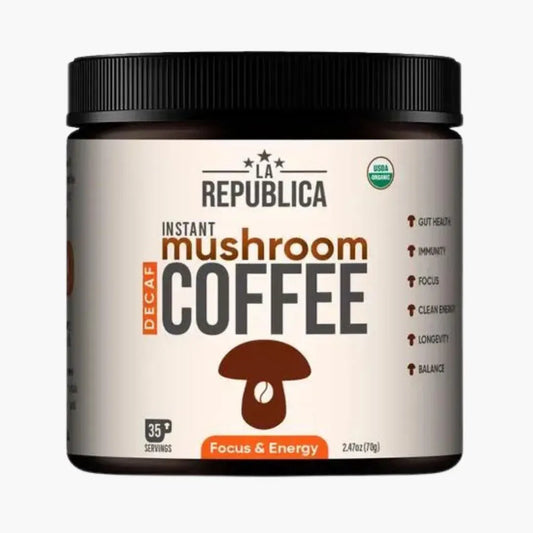 Decaffeinated Mushroom Coffee La Republica Superfoods