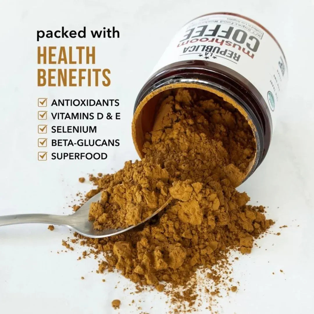 Decaffeinated Mushroom Coffee La Republica Superfoods