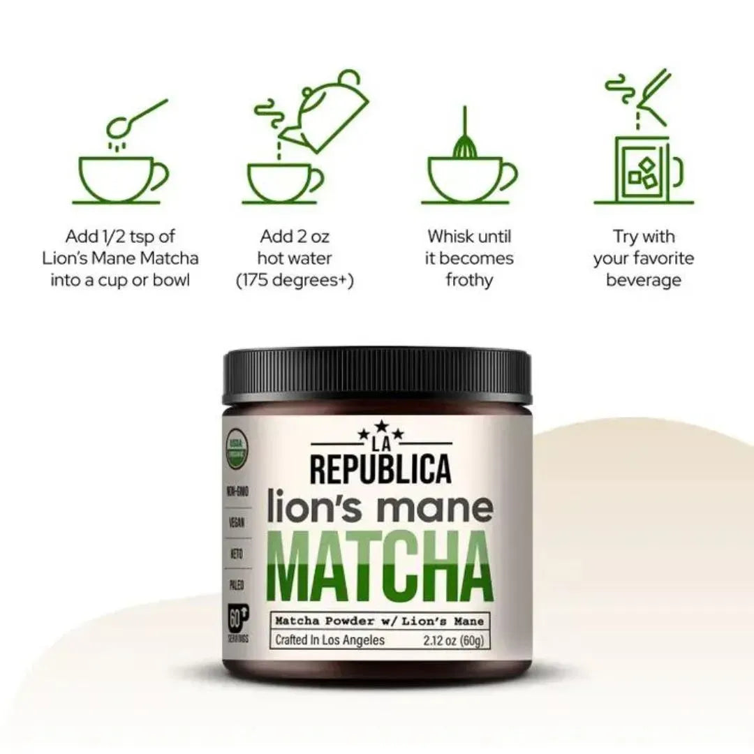 La Republica Lions Mane Matcha