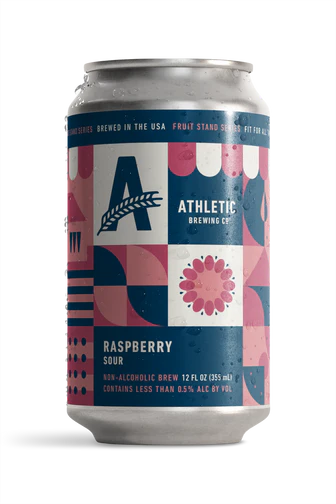 Athletic Raspberry Sour Nonalcoholic Beer*