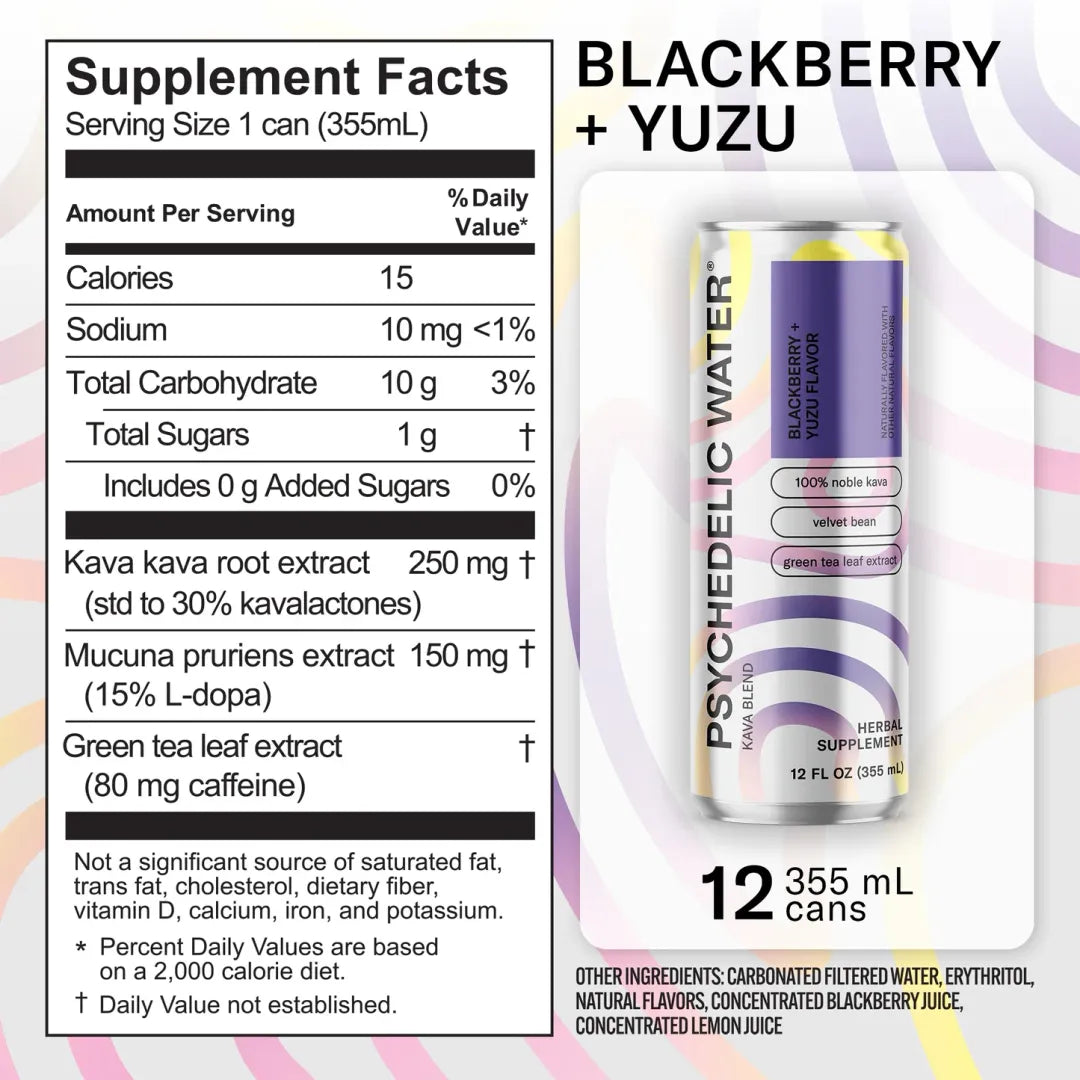 Blackberry + Yuzu Psychedelic Water Online