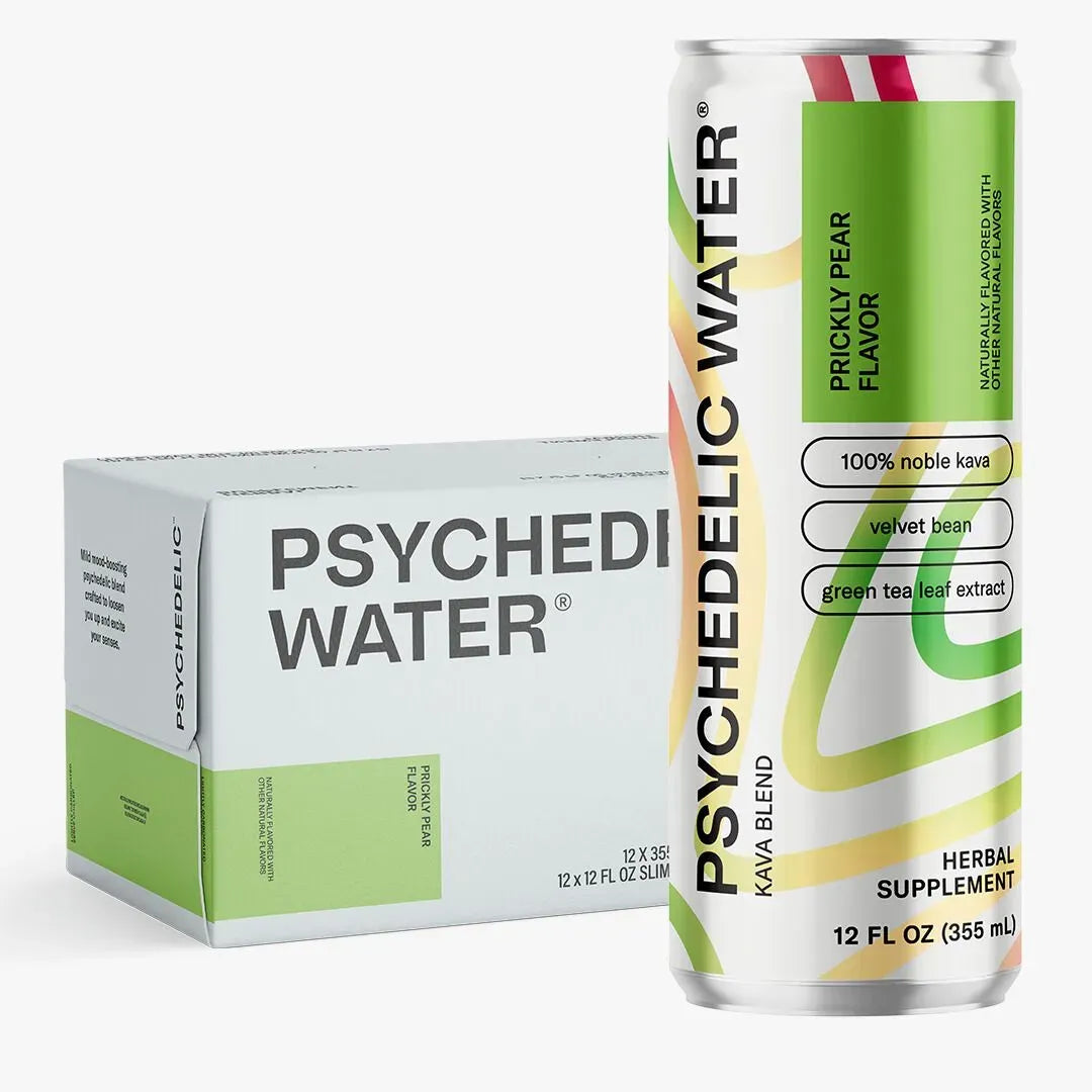 Prickly Pear Sparkling Kava Water