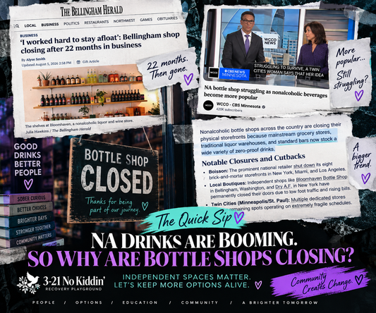 NA DRINKS ARE BOOMING. SO WHY ARE BOTTLE SHOPS CLOSING?
