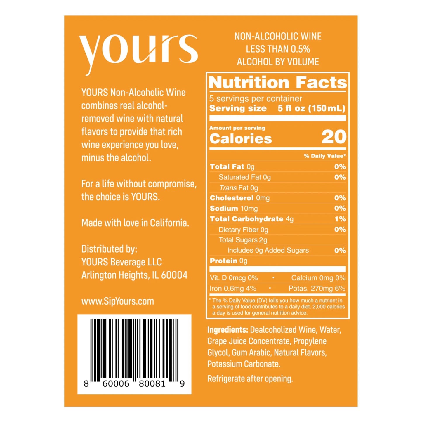 Yours Cabernet Sauvignon *