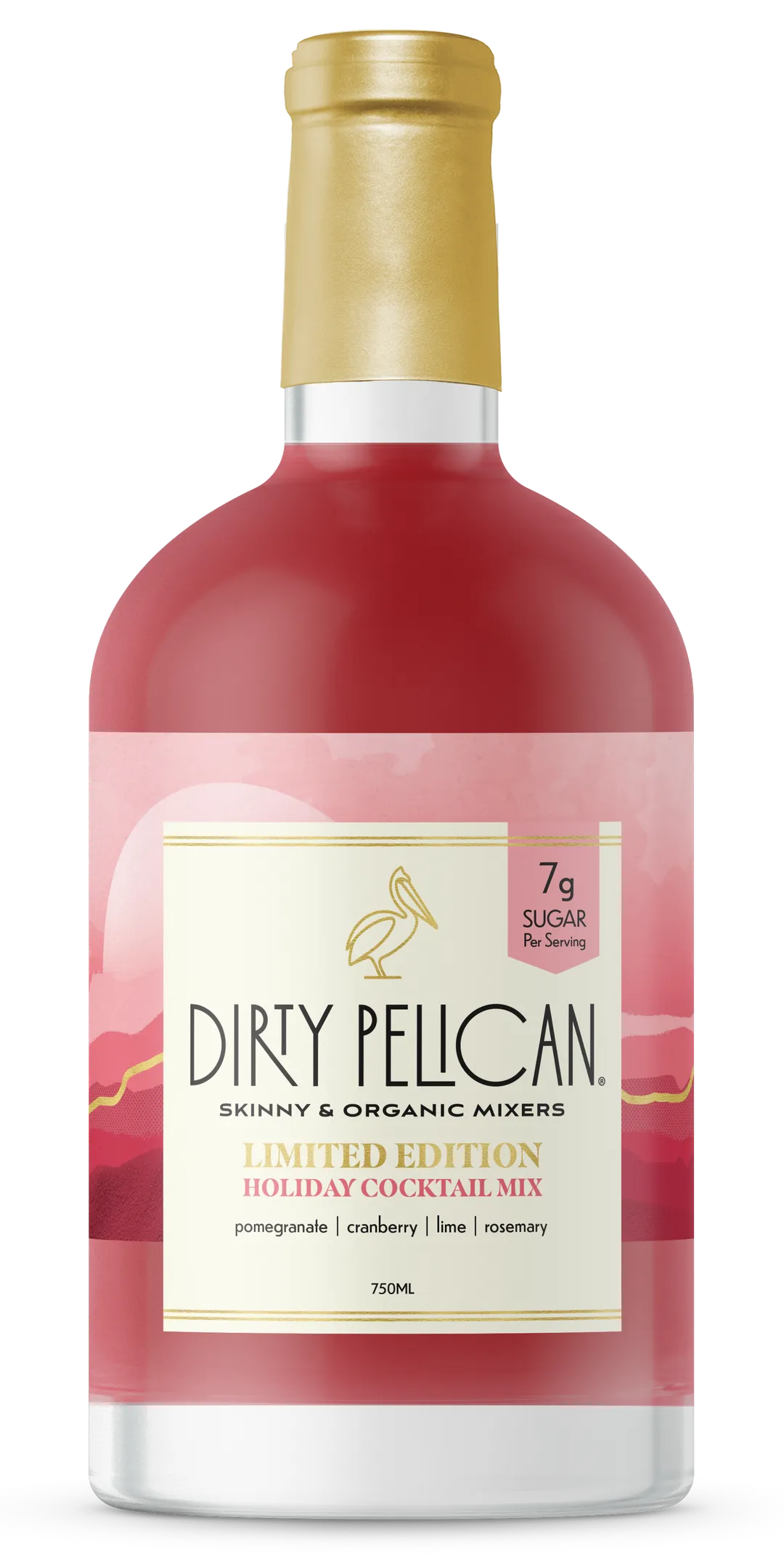 Dirty Pelican Limited Edition Cranberry Pomegranate  Cocktail Nonalcoholic Mixer*