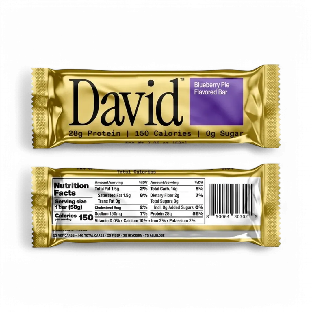 David Protein Bar- Blueberry Pie