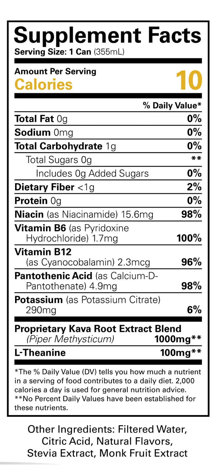 Leilo Kava - Pina Colada  Sugar Free Mocktail *
