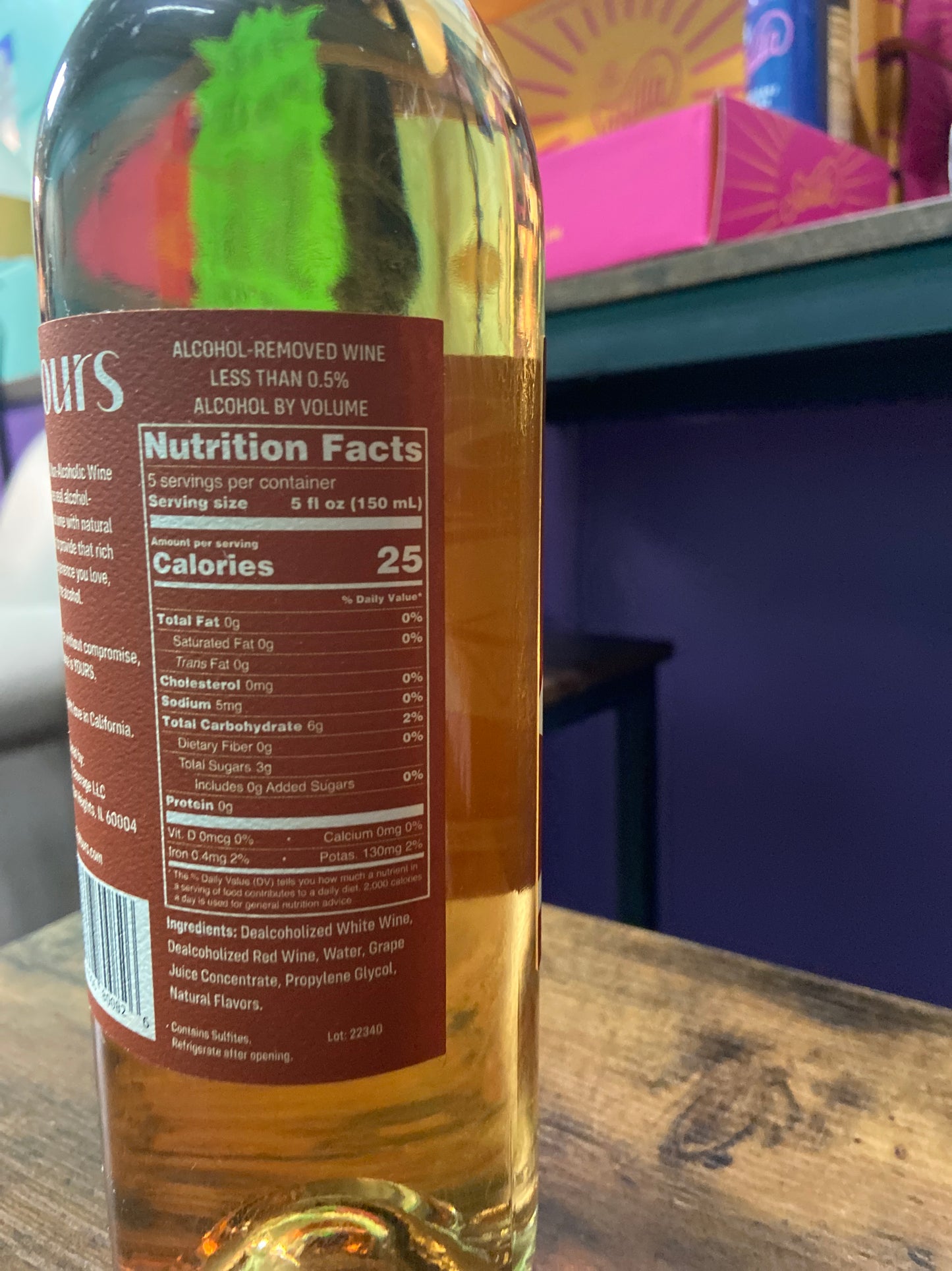 Yours Nonalcoholic Rose Wine *