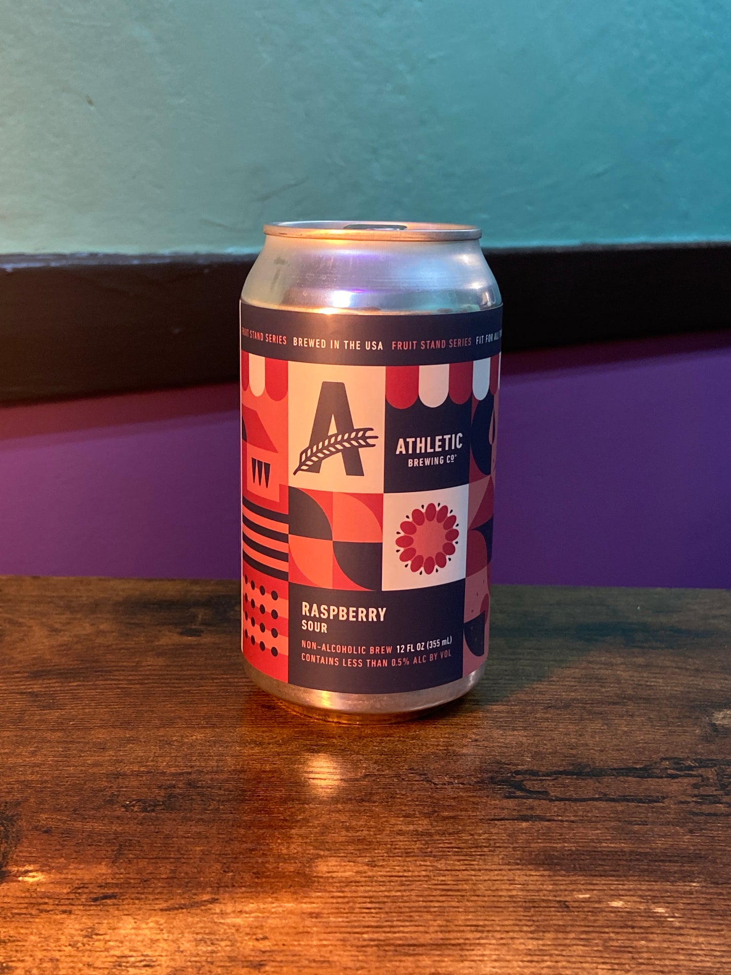 Athletic Raspberry Sour Nonalcoholic Beer*