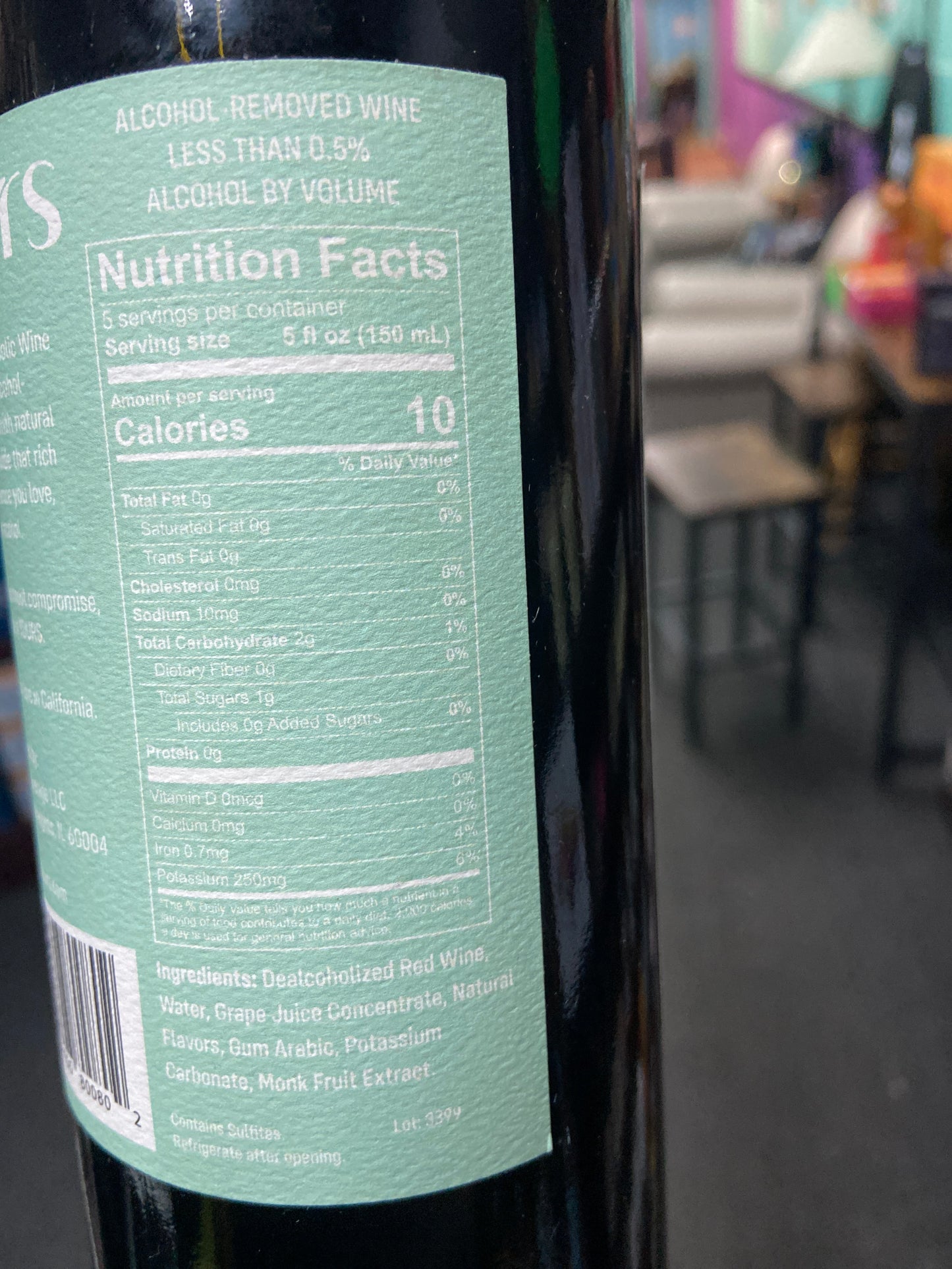 Yours Nonalcoholic Red Wine *