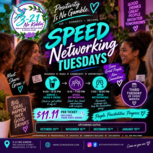 ⚡ SPEED NETWORKING AT 3-21 NO KIDDIN’