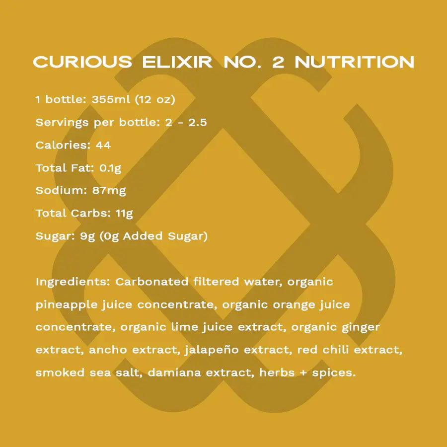 Curious Elixir No. 2: Pre-Mixed Non-Alcoholic Cocktail