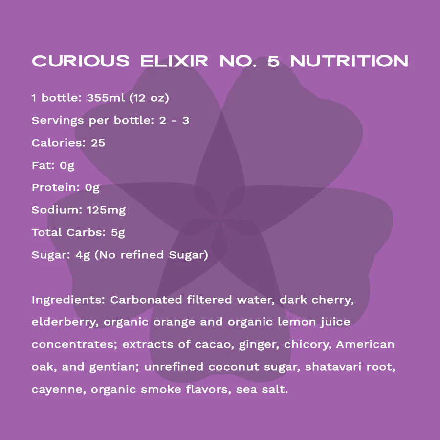 Curious Elixir No. 5: Pre-Mixed Non-Alcoholic Cocktail