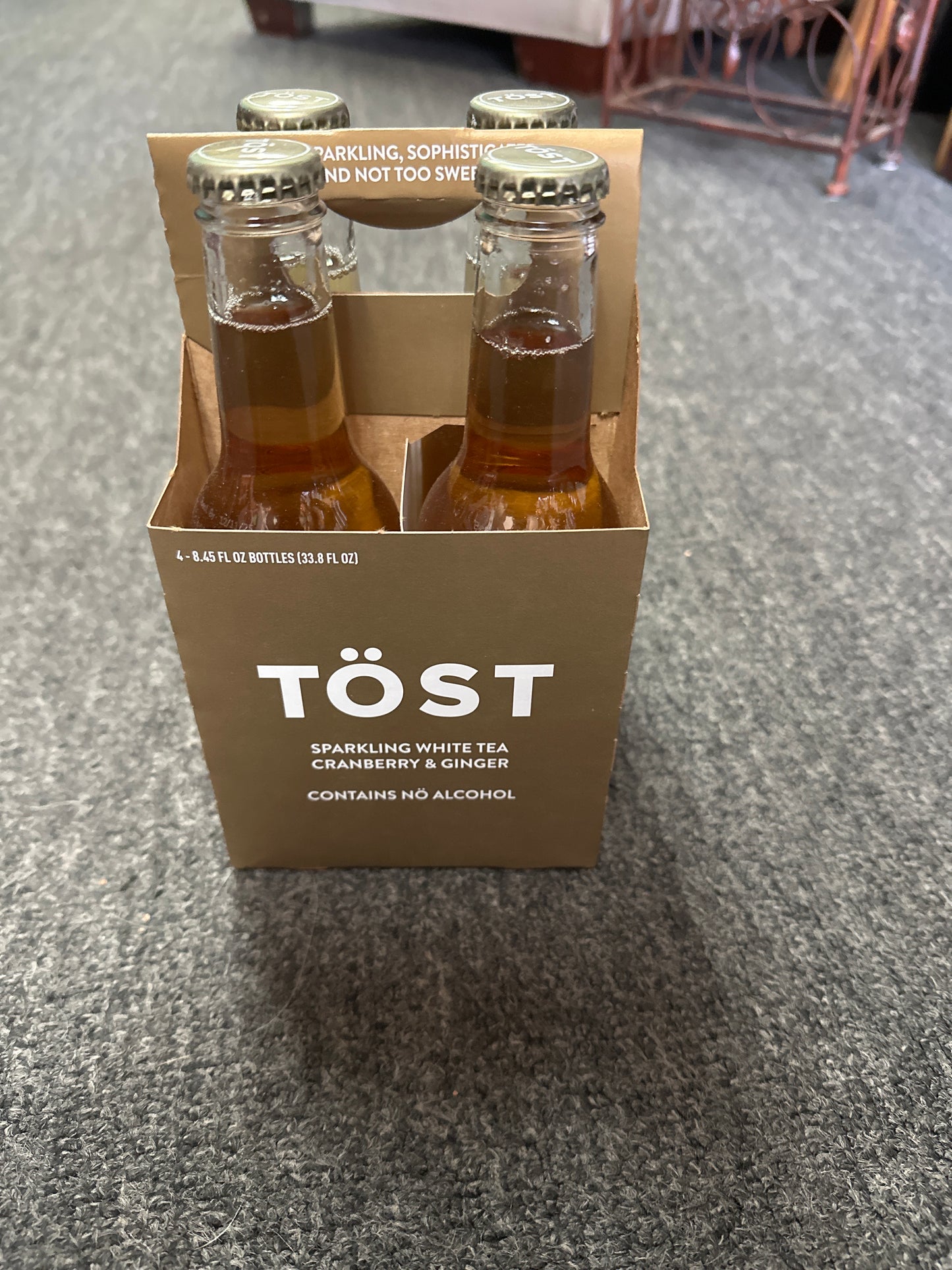 Tost 4 pk Cranberry White Tea & Ginger