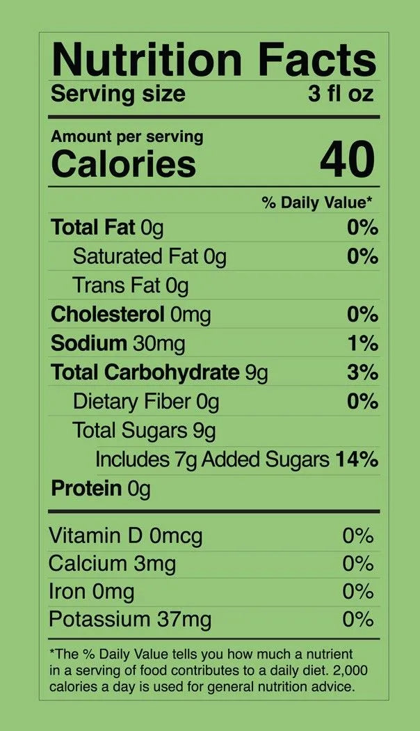 dirty pelican Jalapeño nutrition facts
