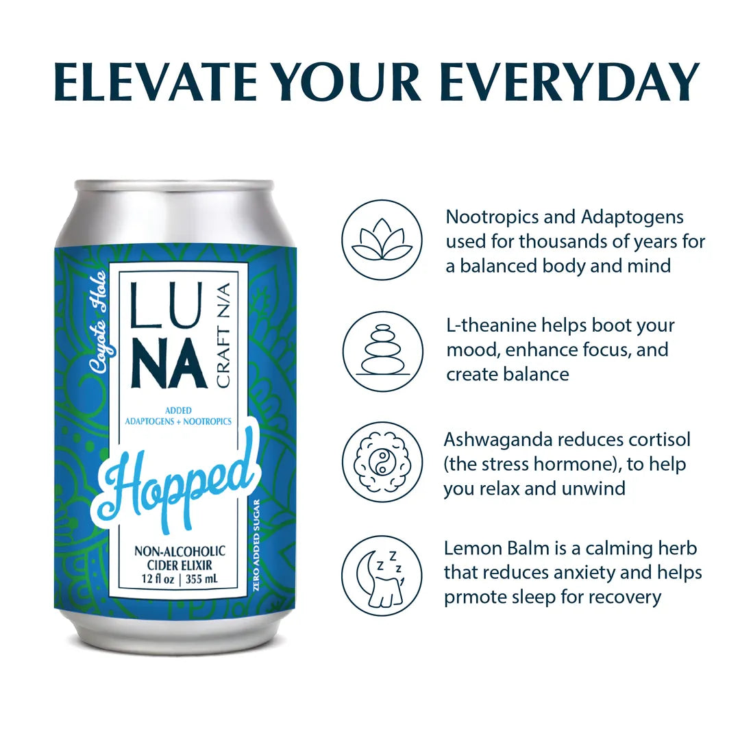 Luna-Hopped Cider Elixir *