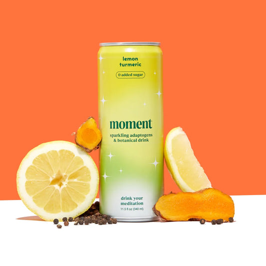 Sparkling Lemon Turmeric Botanical Water 12-pack Online