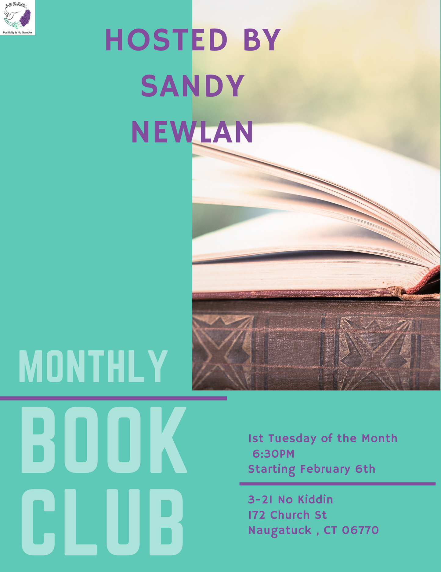 Monthly Book Club- Free