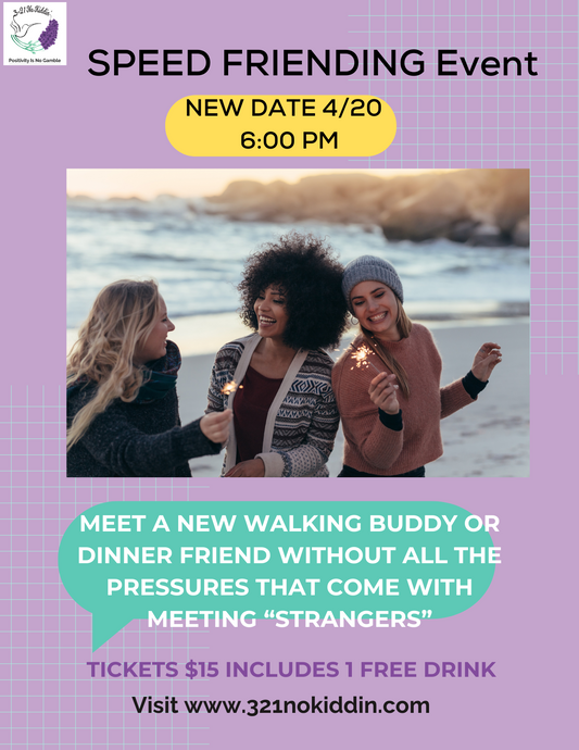 Speed Friending!  NEW DATE- 4/20!  Meet Some New People Without The Awkwardness!