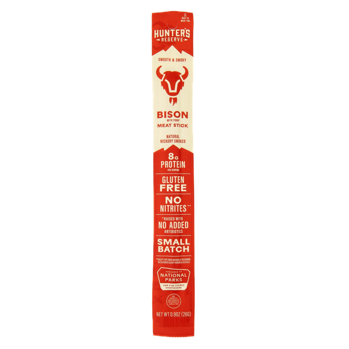 Hunter’s Reserve Bison 0.9 oz meat stick, manufacturer product image