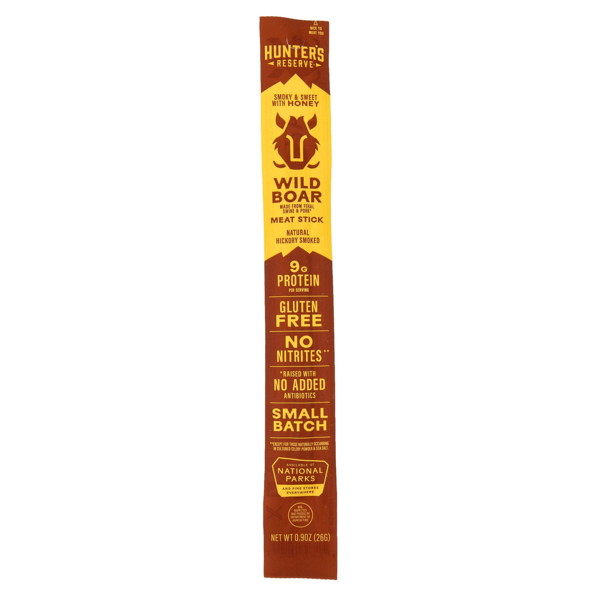 Hunter’s Reserve Wild Boar 0.9 oz meat stick, manufacturer product image