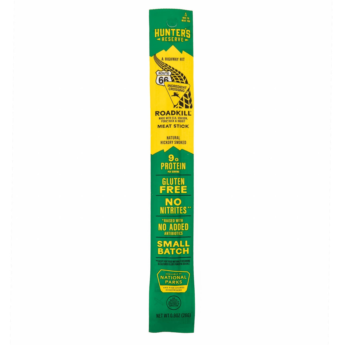 Hunter’s Reserve Roadkill 0.9 oz meat stick, manufacturer product image