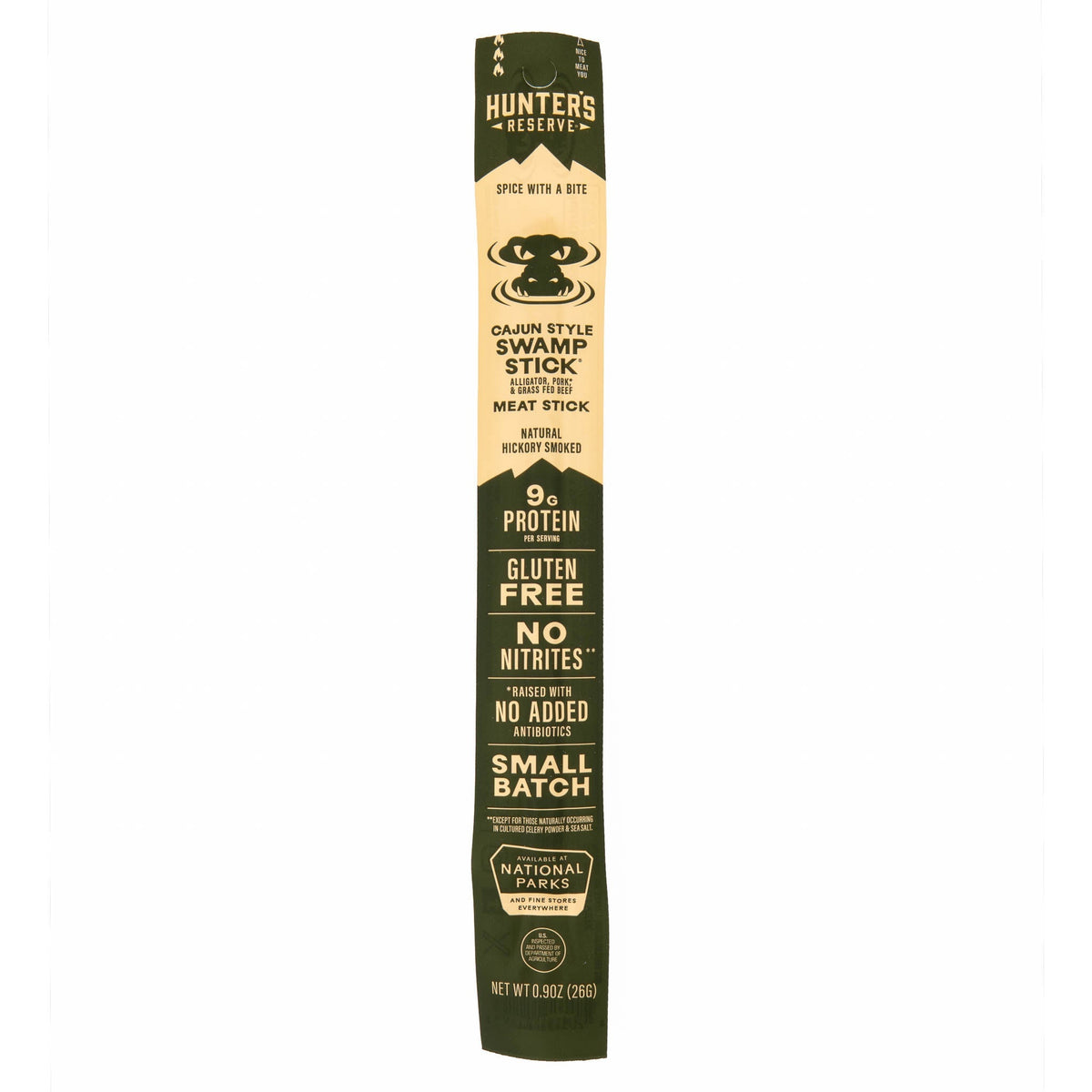 Hunter’s Reserve Swamp Stick 0.9 oz meat stick, manufacturer product image