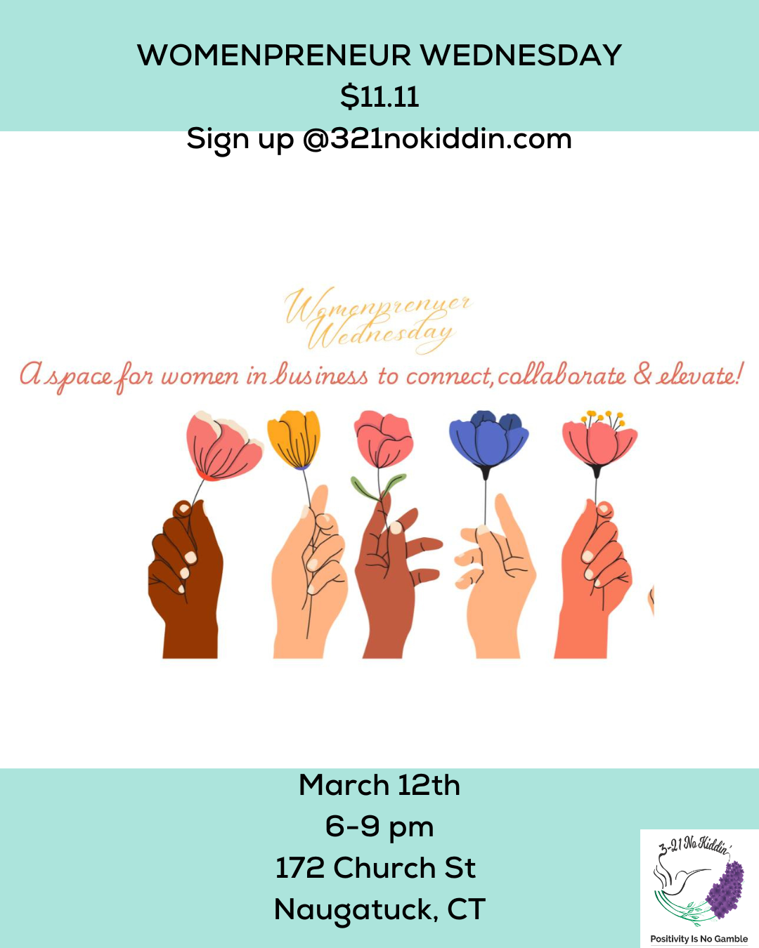 Womenpreneur Wednesday!  March 12th at 6 PM