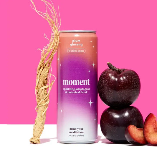 Sparkling Plum Ginseng 12-pack Botanical Water Online
