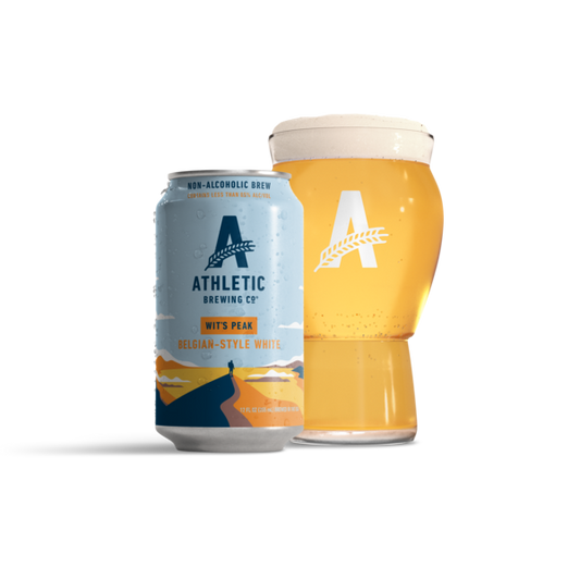 Athletic Wit's Peak Non-Alcoholic Beer *