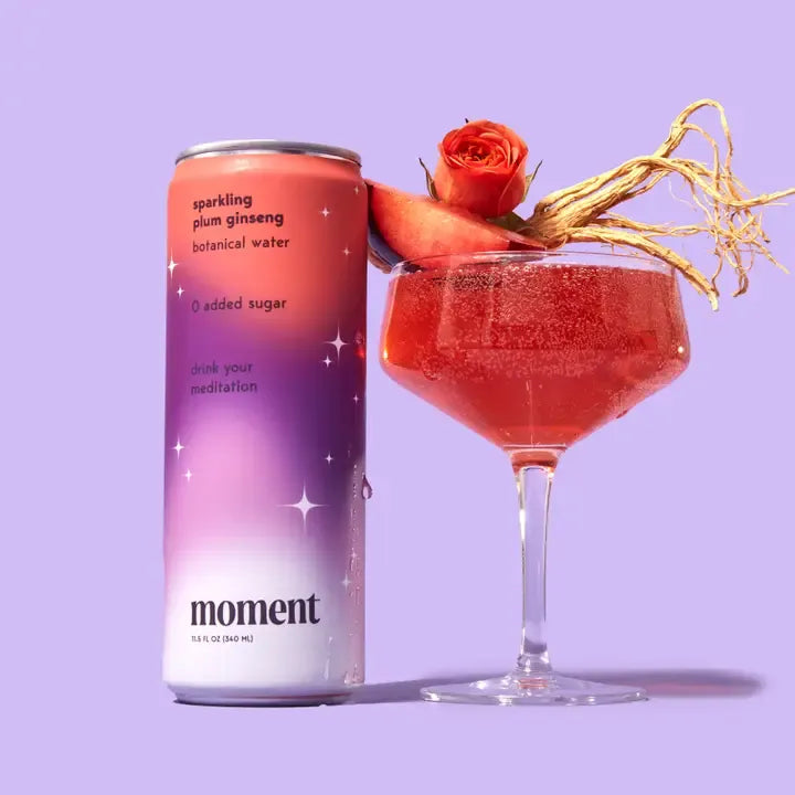 Sparkling Plum Ginseng 12-pack Botanical Water Online